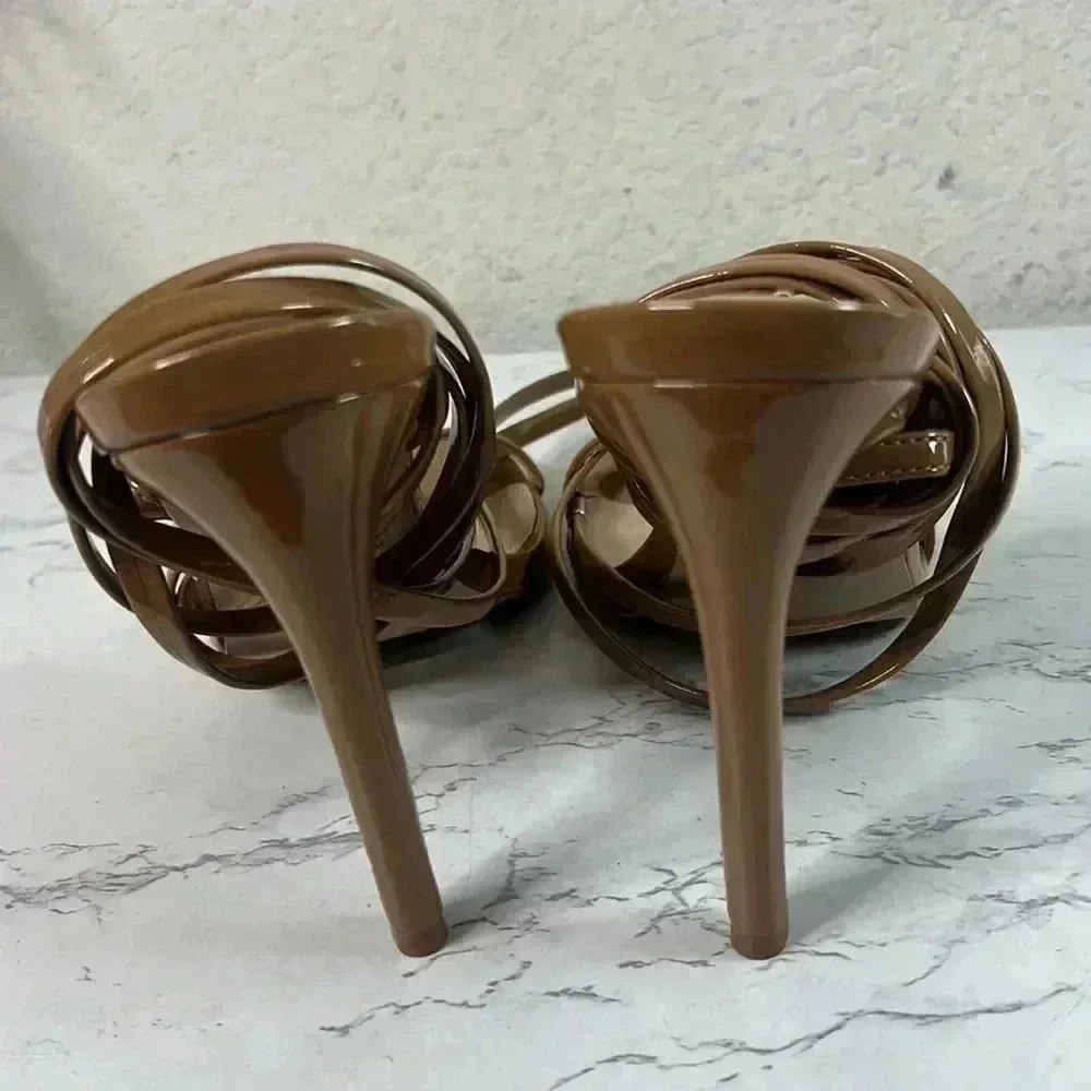 STEVE MADDEN "UPLIFT" HEELS SIZE 9.5 M - Picture 10 of 11
